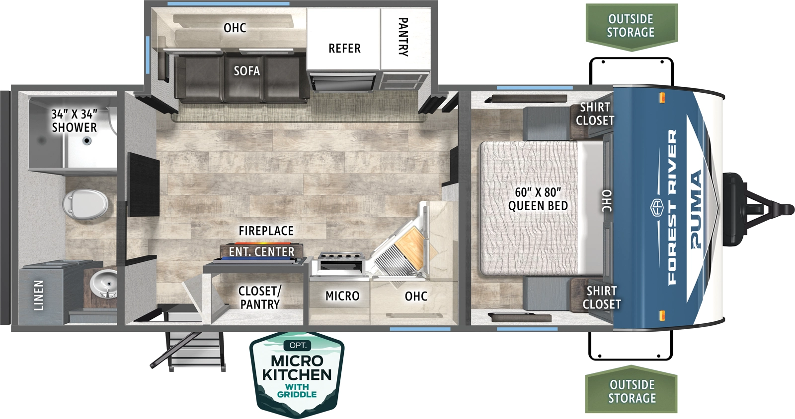 Puma 229RB Floorplan